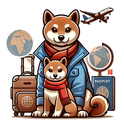 阿中與小夢的旅遊官方 Logo
